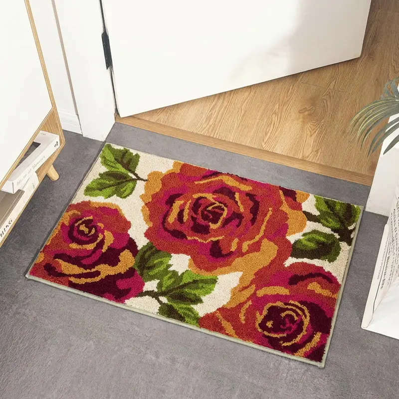 Thickened Velvet Bathroom Carpet Water Absorbent Non-Slip - Image 2