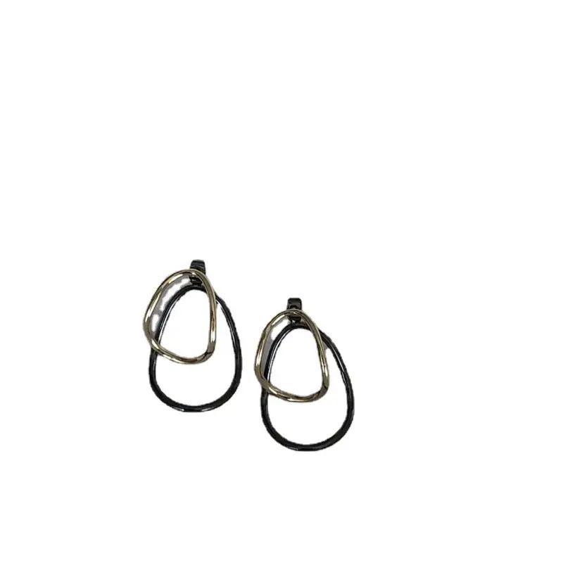 925 Silver Plated Oval Earrings for Women