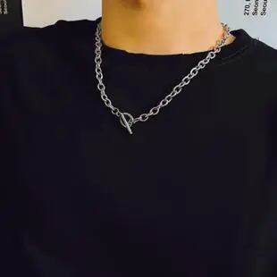 Titanium Steel Dinosaur Necklace for Men — feature 9