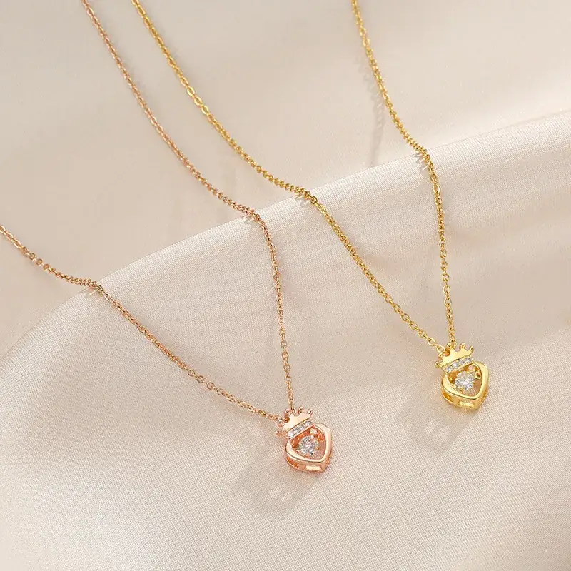 Gold Flower Pendant Necklace for Women - Image 31