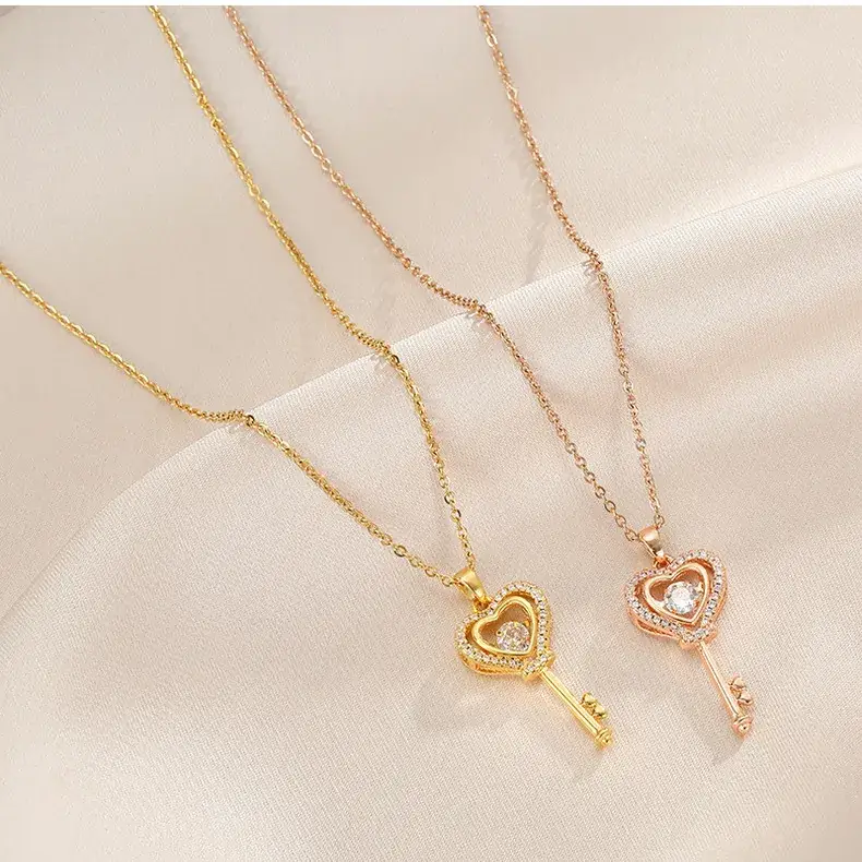 Gold Flower Pendant Necklace for Women — feature 14