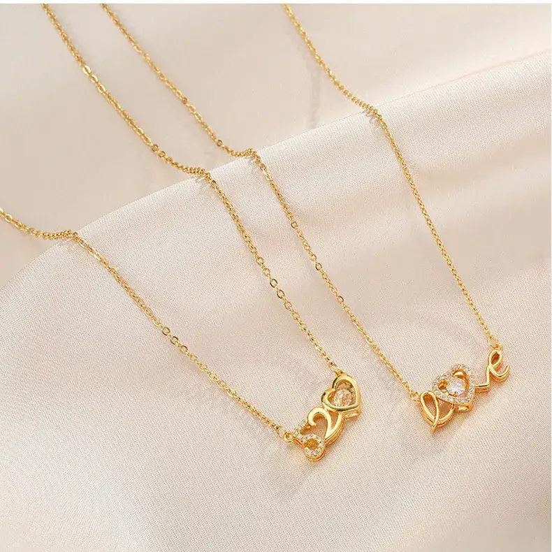 Gold Flower Pendant Necklace for Women — feature 15