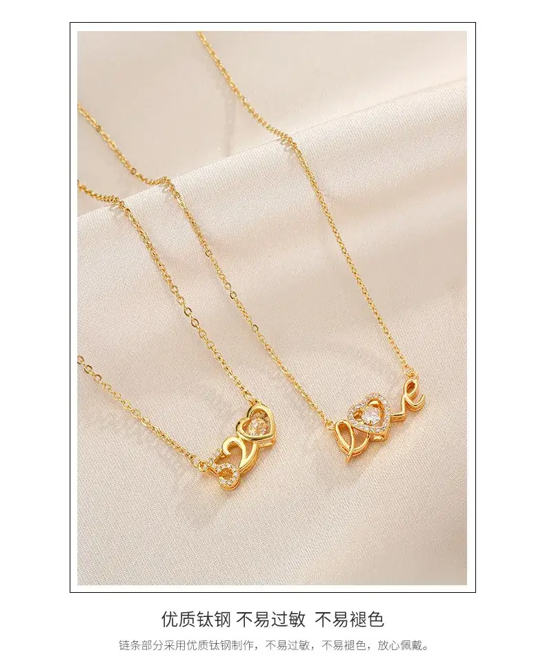 Gold Flower Pendant Necklace for Women — feature 3