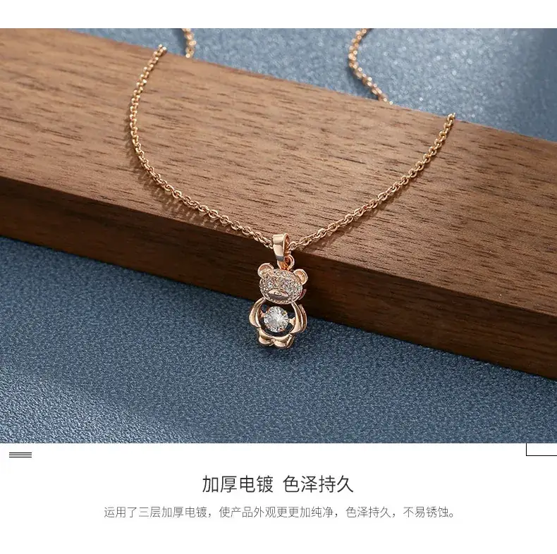Gold Flower Pendant Necklace for Women — feature 4