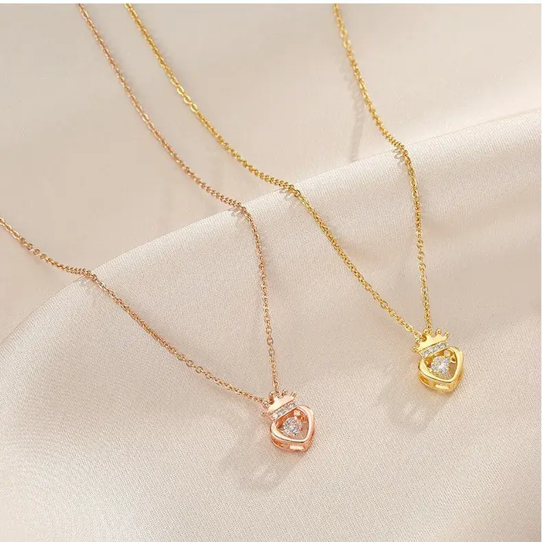 Gold Flower Pendant Necklace for Women — feature 7