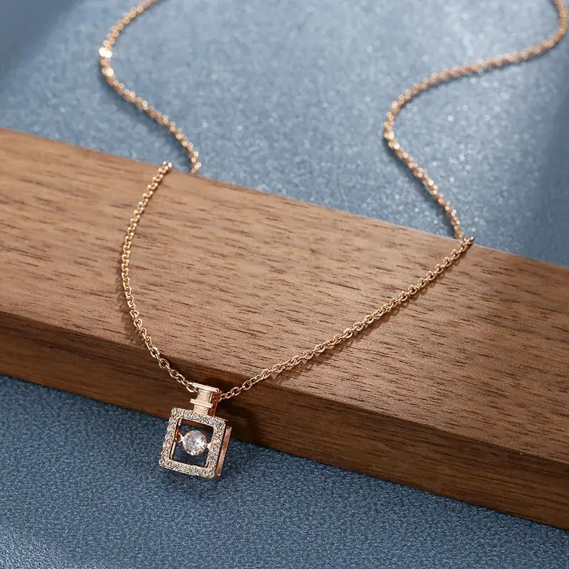 Gold Flower Pendant Necklace for Women - Image 12