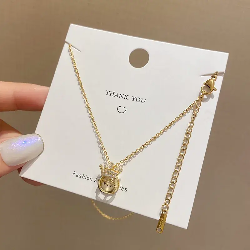 Gold Flower Pendant Necklace for Women - Image 19