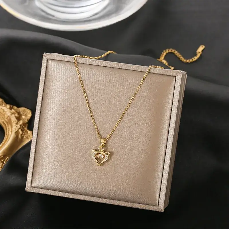 Gold Flower Pendant Necklace for Women - Image 28