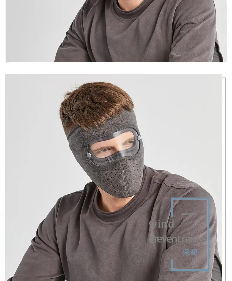 Pink Fleece Cycling Windproof Goggles for Cross-Border Use — feature 13