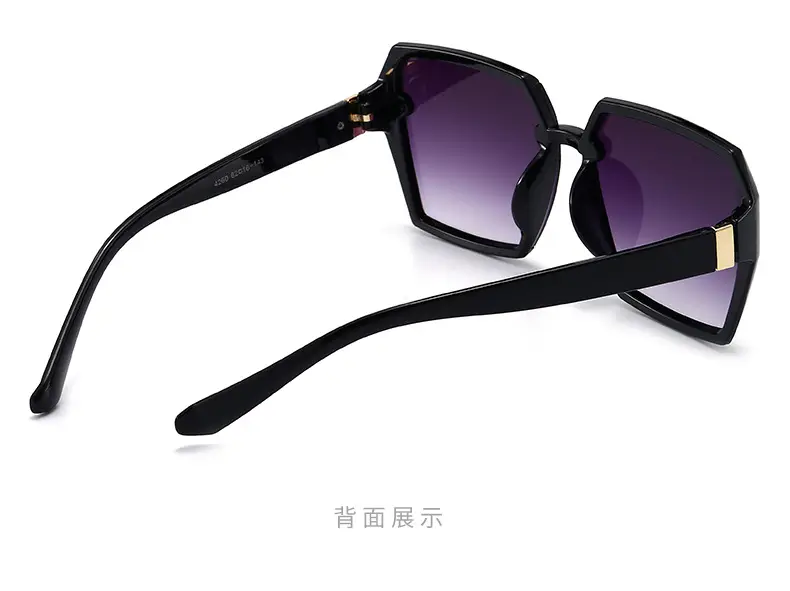 Women Sunglasses Blue Gradient Anti-Ultraviolet Large Frame — feature 6