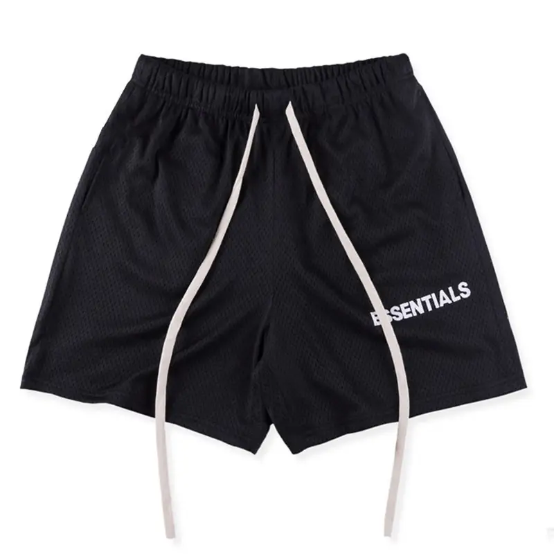 Men Cotton Drawstring Shorts Red Essentials