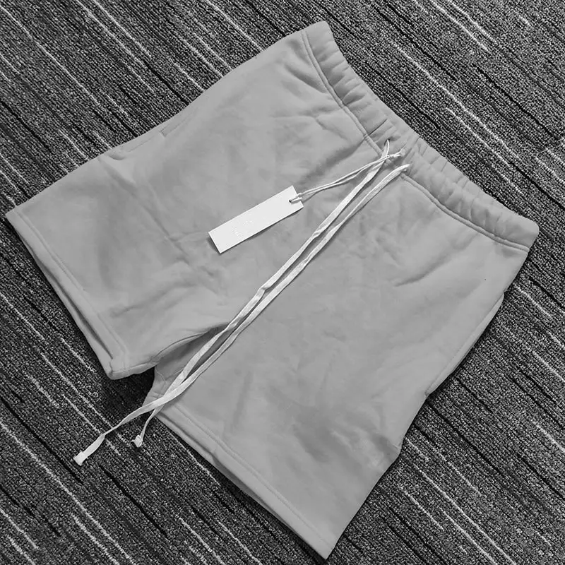 Men Cotton Drawstring Shorts Red Essentials