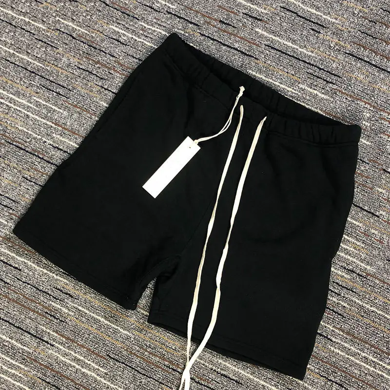 Men Cotton Drawstring Shorts Red Essentials