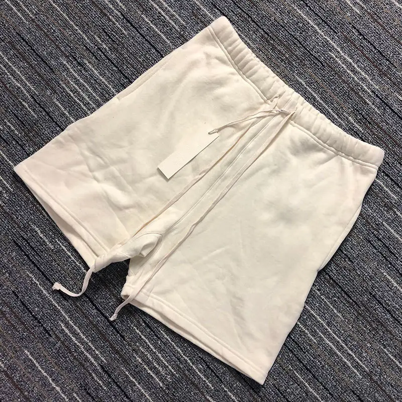 Men Cotton Drawstring Shorts Red Essentials