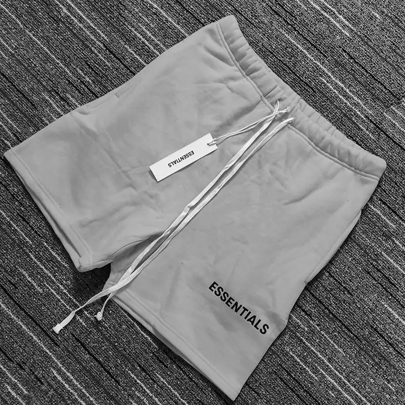 Men Cotton Drawstring Shorts Red Essentials