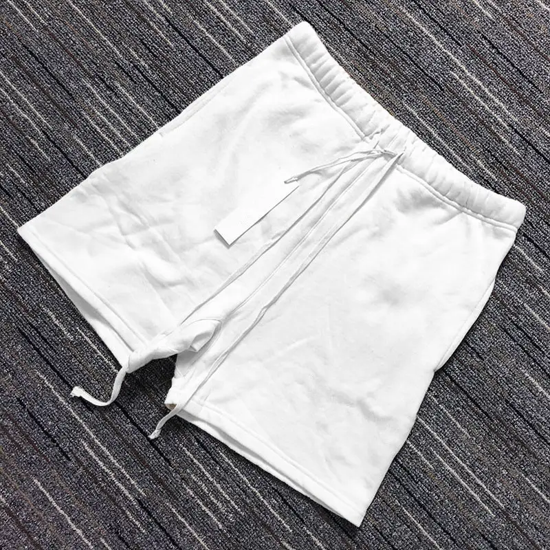 Men Cotton Drawstring Shorts Red Essentials