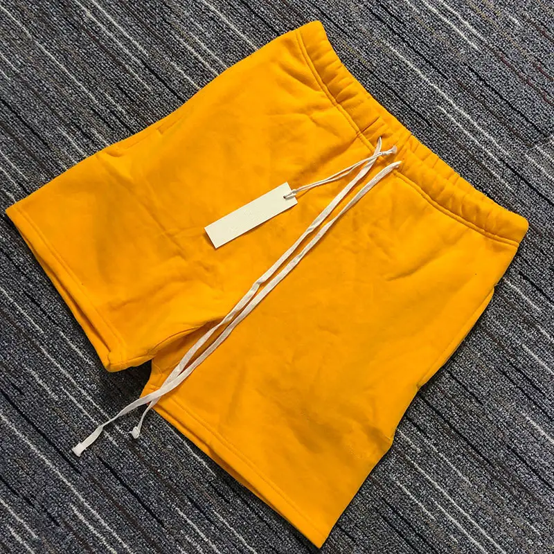 Men Cotton Drawstring Shorts Red Essentials