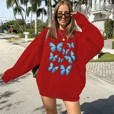 Lace Long Sleeve Sweater for Women Grey — feature 6