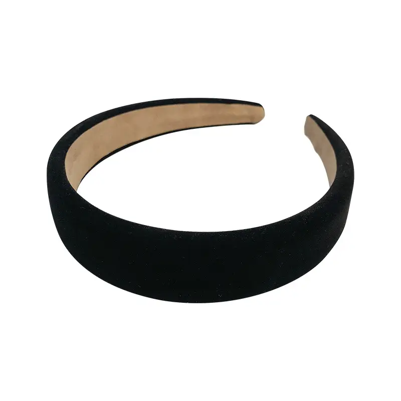Elegant Velvet Hair Band for Girls with Ribbon & Headband - Image 12