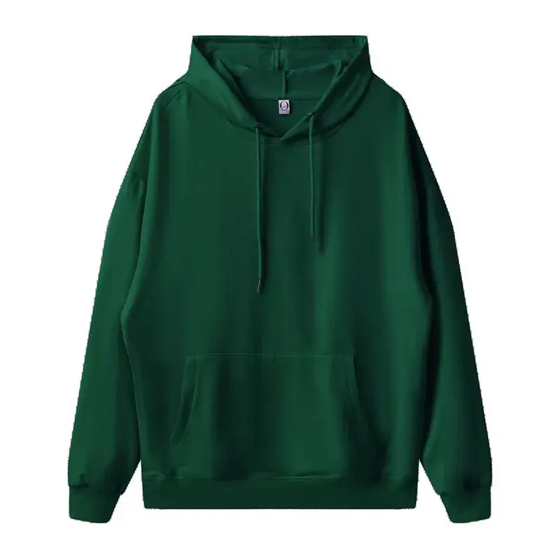 Men Cream Hoodie Sweatshirt Set Zipper Front - Image 3