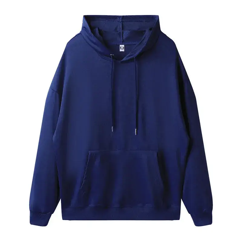 Men Cream Hoodie Sweatshirt Set Zipper Front - Image 6