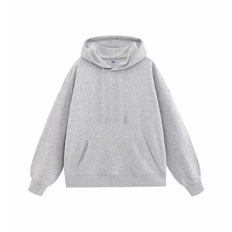Men Cream Hoodie Sweatshirt Set Zipper Front - Image 7
