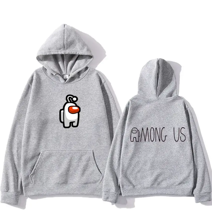 Among Us Printed Hoodie Yellow Men Women's - Image 14