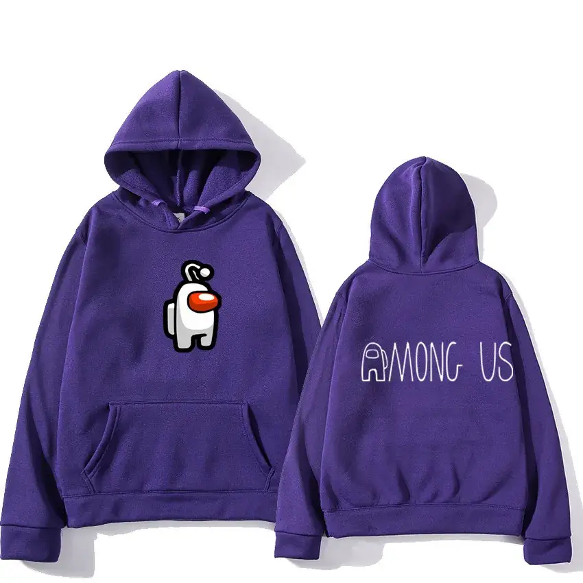 Among Us Printed Hoodie Yellow Men Women's - Image 7