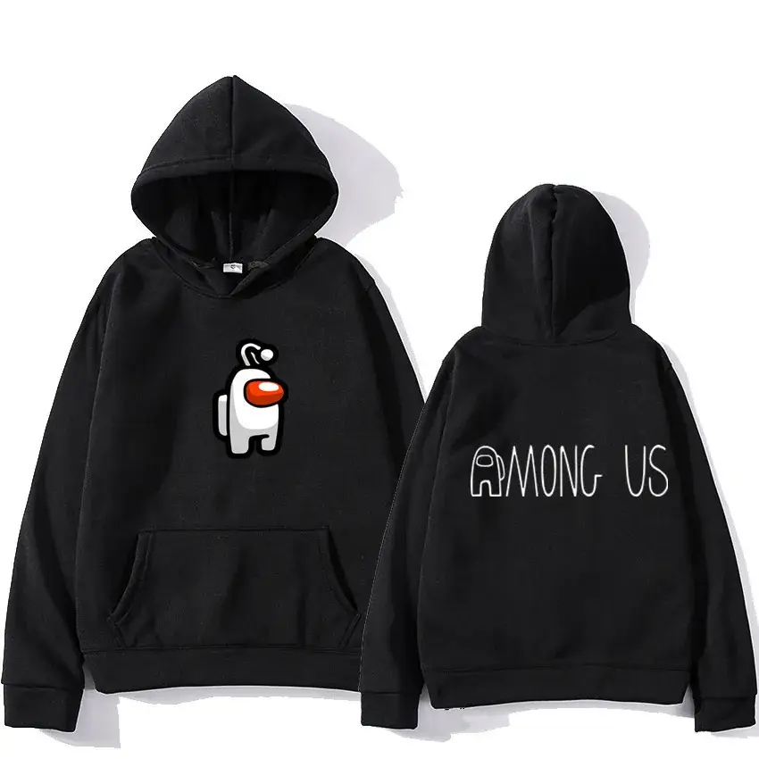 Among Us Printed Hoodie Yellow Men Women's - Image 8