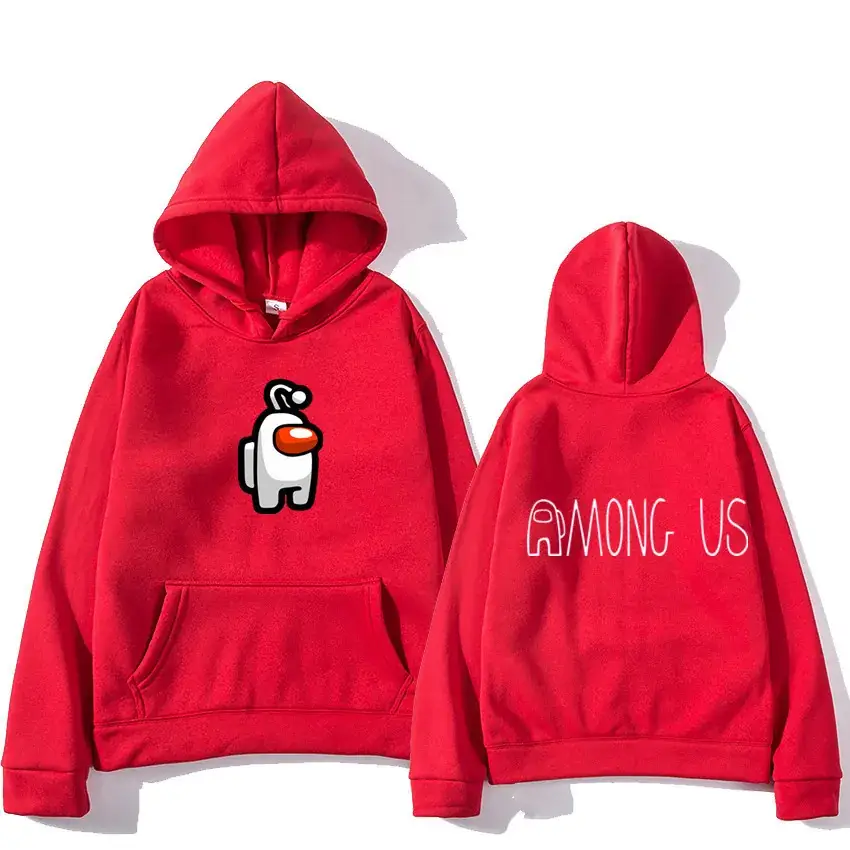 Among Us Printed Hoodie Yellow Men Women's - Image 9
