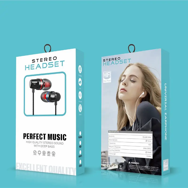Cross-border metal TPE in-ear headphones for Apple Huawei - Image 10