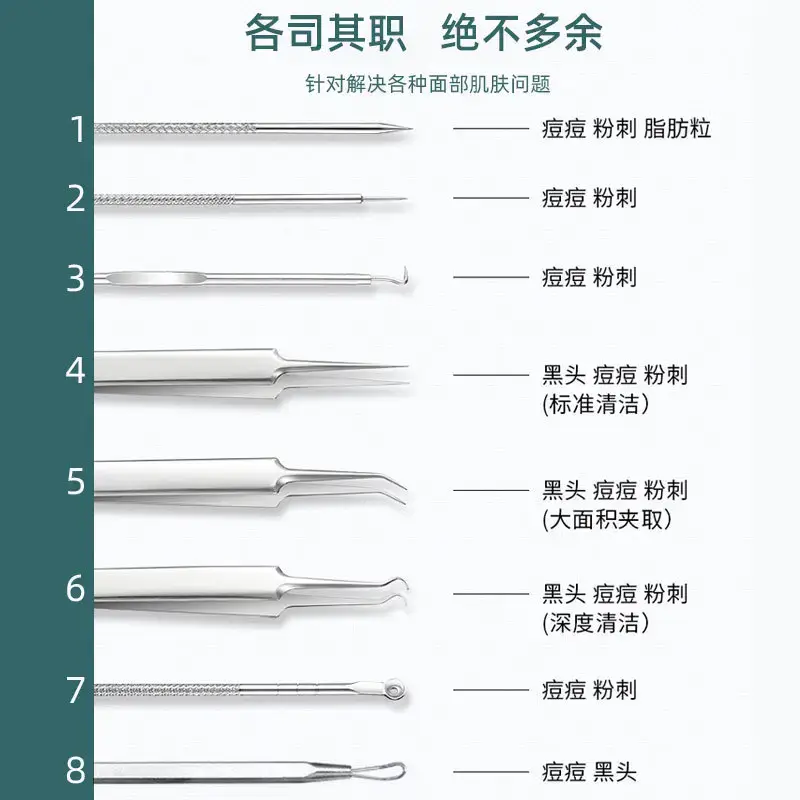 Acne Removal Needle & Tweezers Set for Pimple Removal