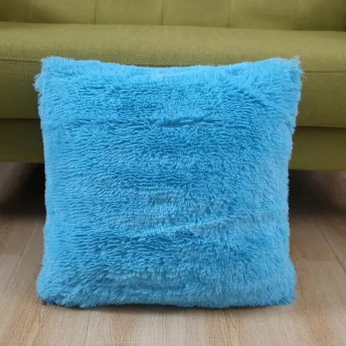 Pink Faux Fur Pillow Cover for Home Decor - Image 10