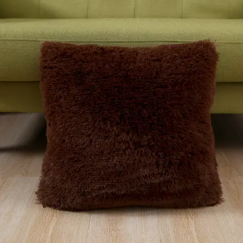 Pink Faux Fur Pillow Cover for Home Decor - Image 12