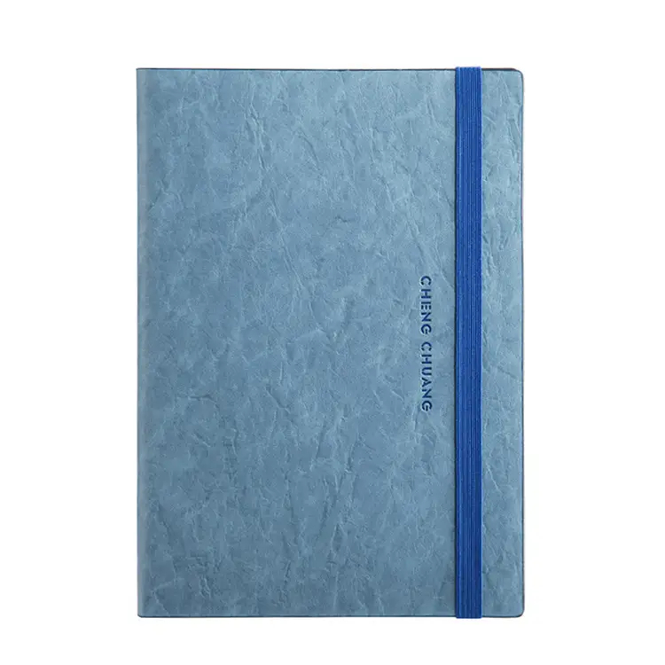 A5 Leather Strap Business Notepad with Custom Logo - Image 29