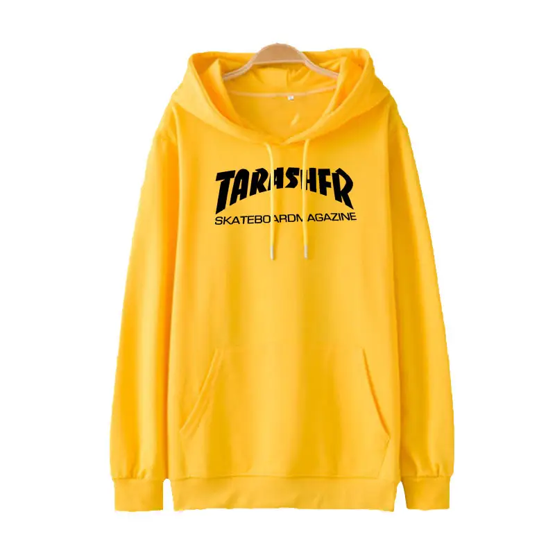 Women Grey Thrasher Hoodie with Drawstring Cap