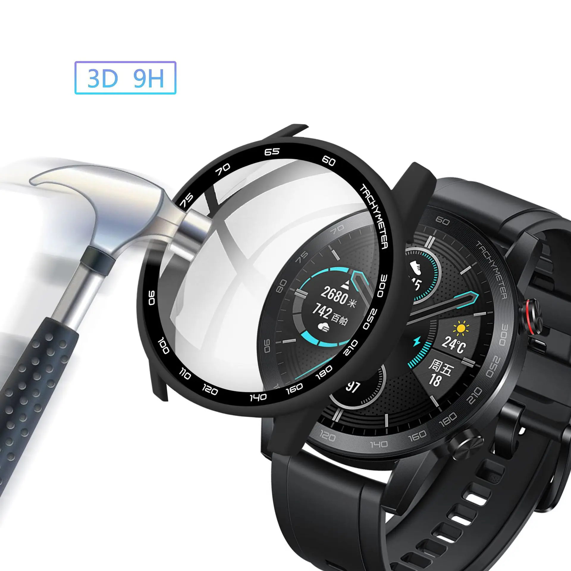 Honor 2 46mm Watch Protective Case Blue All-inclusive