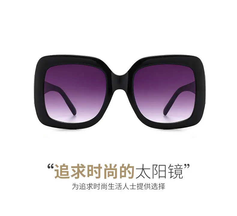 L'oreo Square Frame UV400 Sunglasses Women Red Black — feature 2
