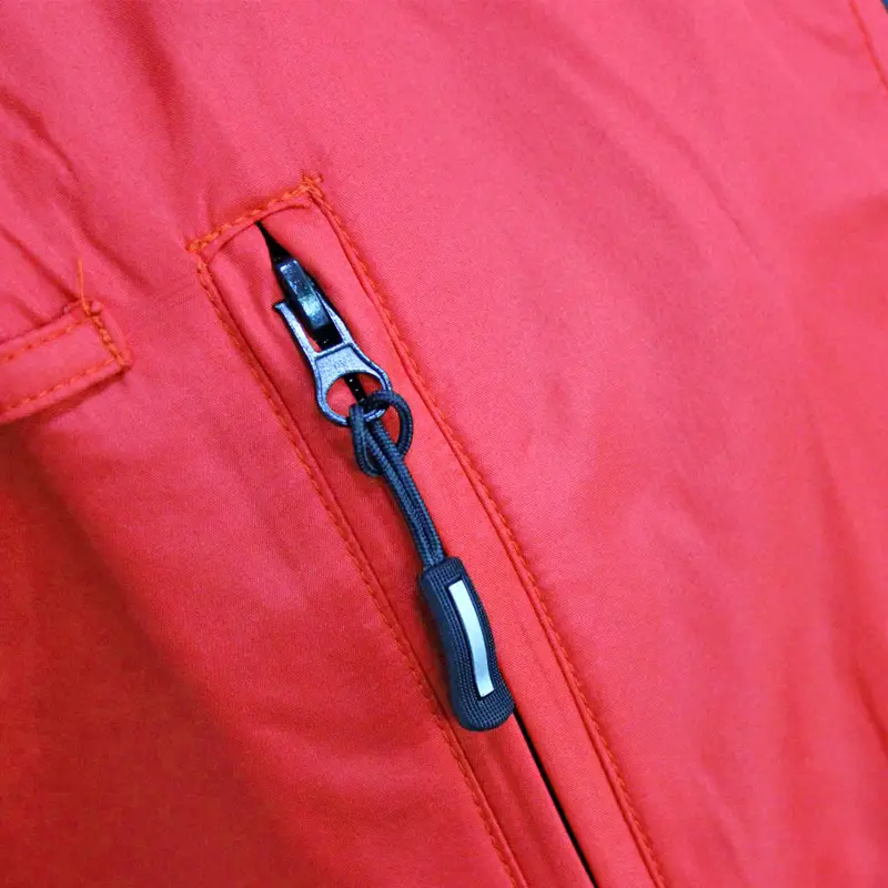 Red Zipper Vest for Volunteers with Logo