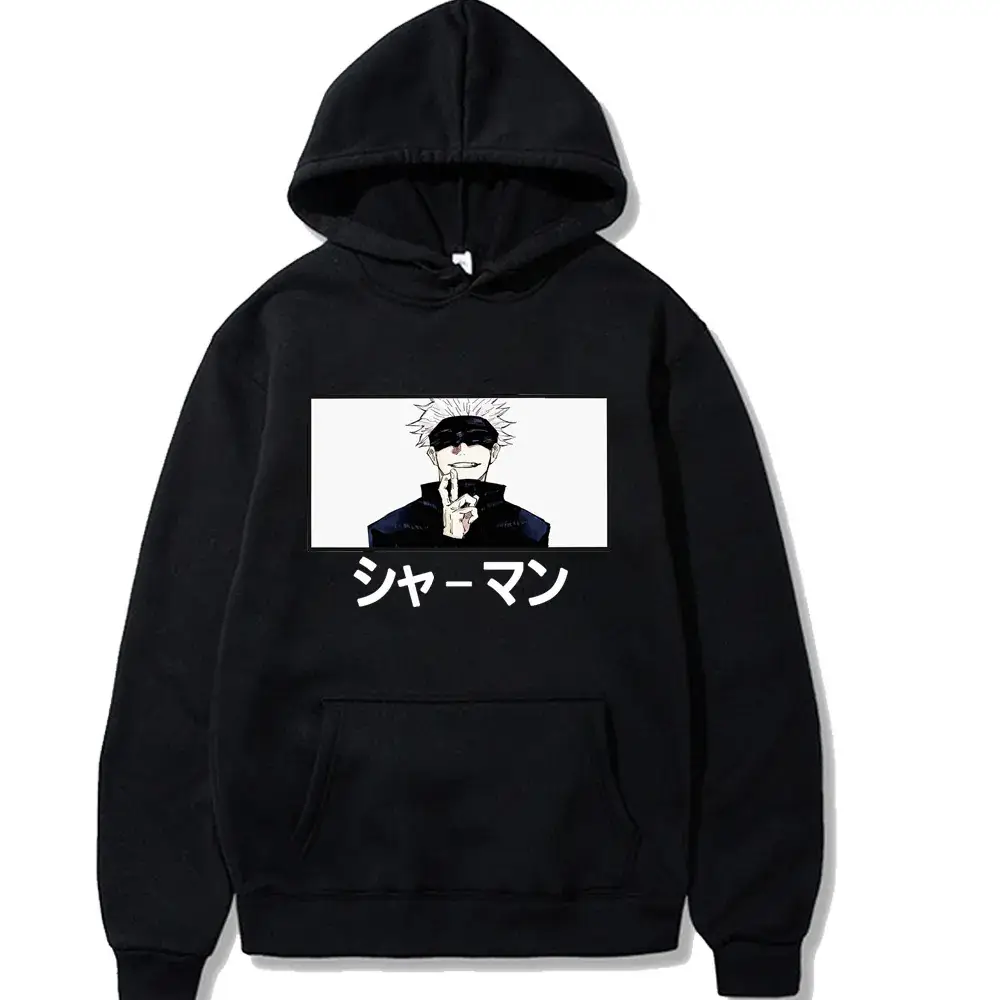 Pink Cross-Over Jujutsu Kaisen Hoodie Sweatshirt for Men - Image 5