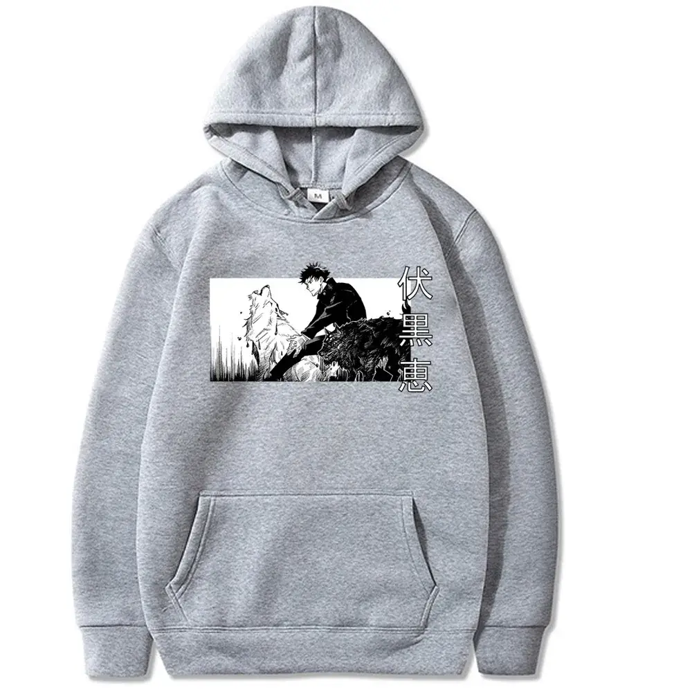 Pink Cross-Over Jujutsu Kaisen Hoodie Sweatshirt for Men - Image 10