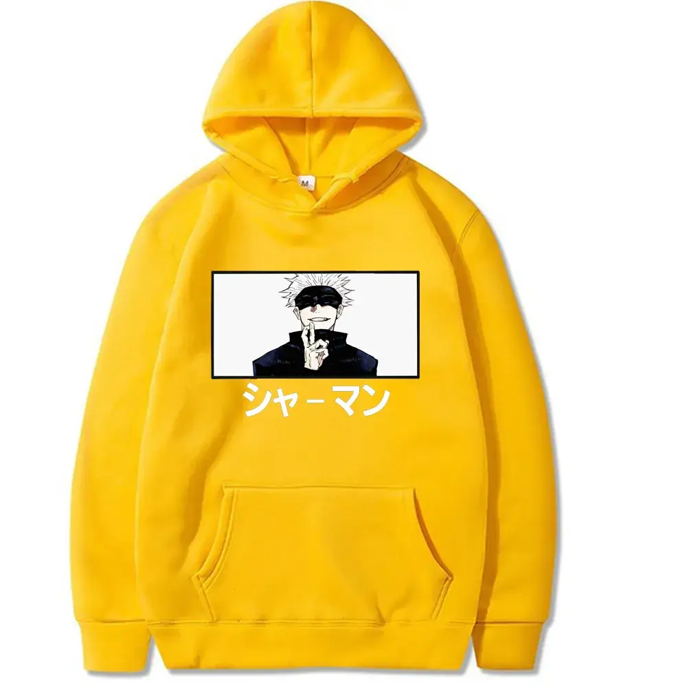 Pink Cross-Over Jujutsu Kaisen Hoodie Sweatshirt for Men - Image 2