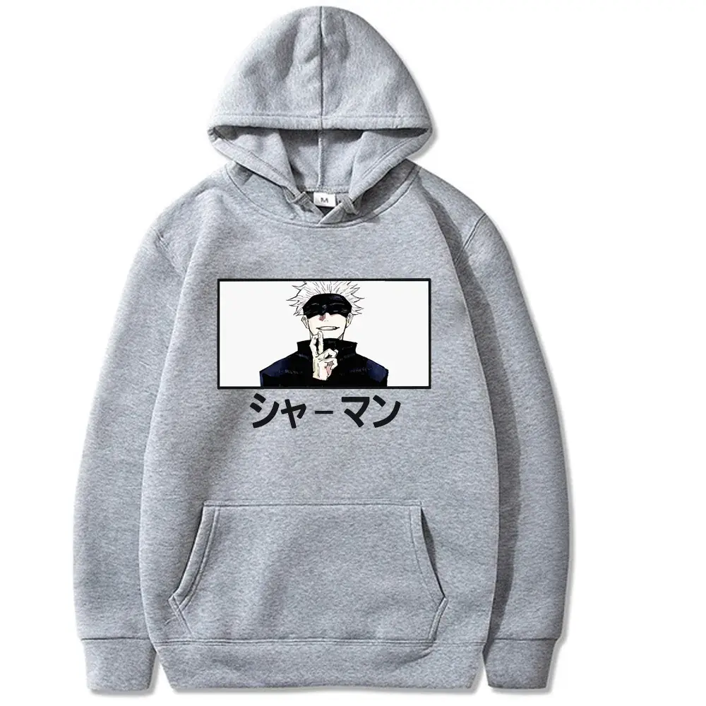 Pink Cross-Over Jujutsu Kaisen Hoodie Sweatshirt for Men - Image 4