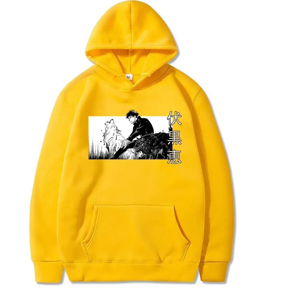 Pink Cross-Over Jujutsu Kaisen Hoodie Sweatshirt for Men - Image 8