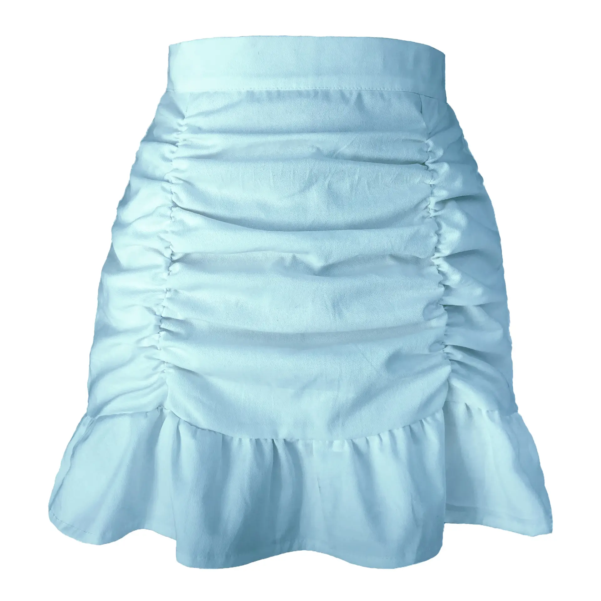 2022 Ruched Fishtail Skirt High Waist Slimming - Image 5