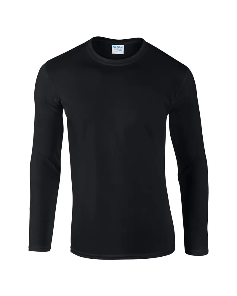 Men Grey Cotton Crewneck Long Sleeve T-Shirt - Image 4