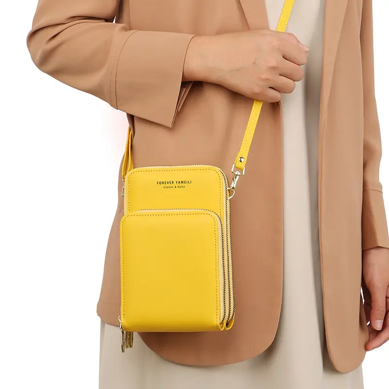 2022 Korean Style Women's Crossbody Bag Solid Color - Image 6