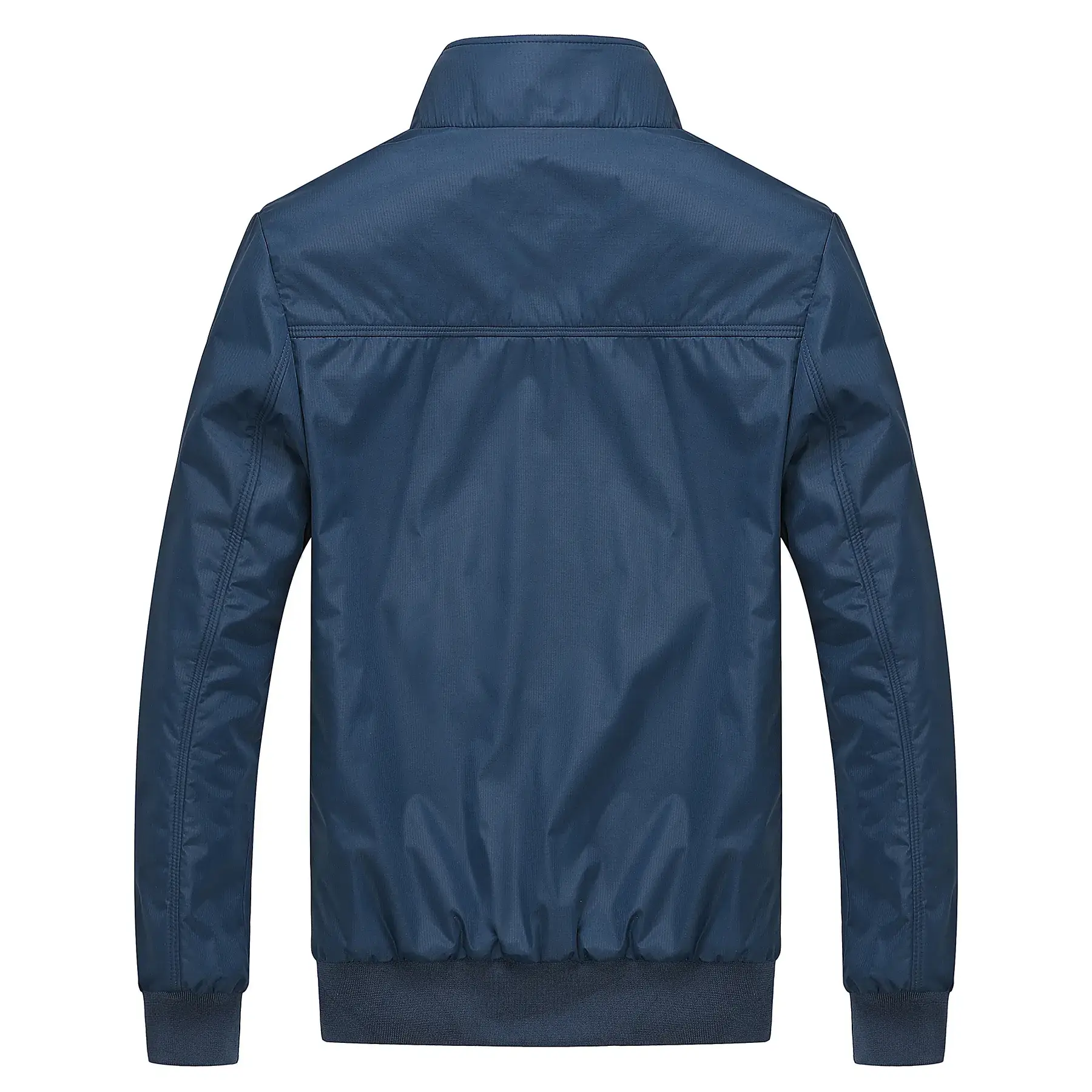 Men's Blue Thickened Jacket Extra Large Casual Coat - Image 6