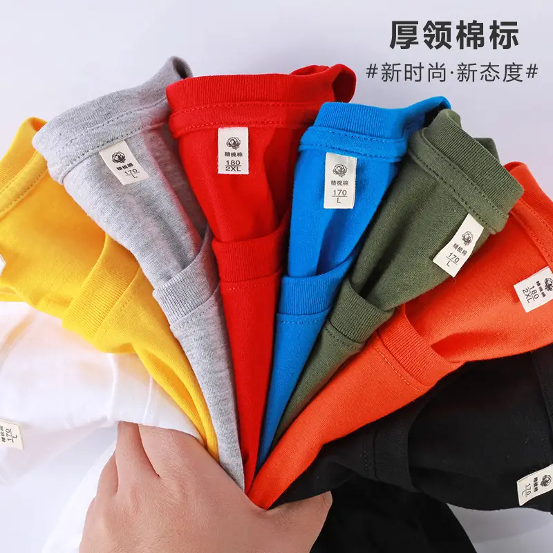Men Cotton T-Shirt Blue Round Neck - Image 20