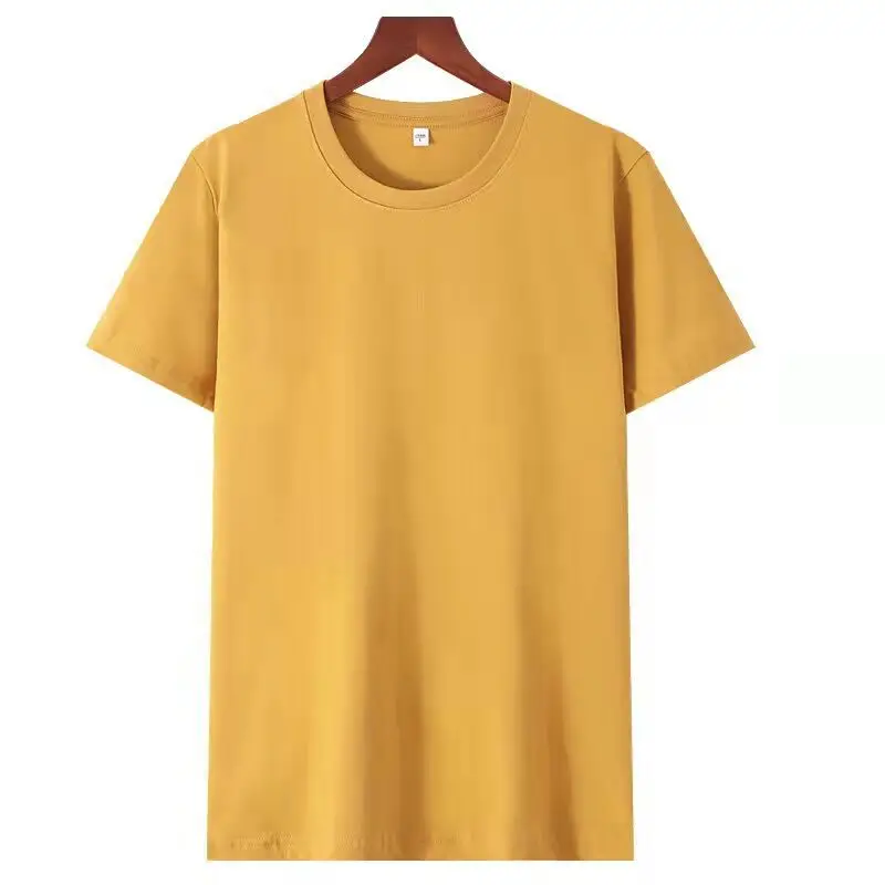 Men Cotton T-Shirt Blue Round Neck - Image 15